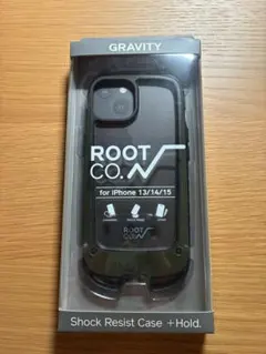 ROOT CO. iPhone 13/14/15用 ケース カーキ