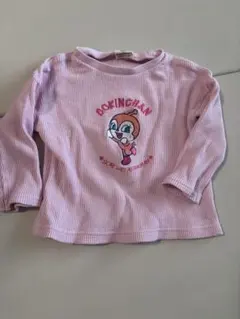 ドキンちゃんピンク長袖Tシャツ 95