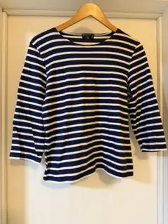 セントジェームス SAINT JAMES 7分袖Tシャツ サイズM-L相当