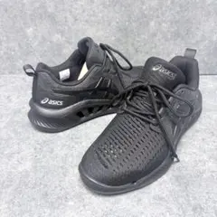 未使用品✨️ASICS アシックス ブラック ランニングシューズ 黒 23.5