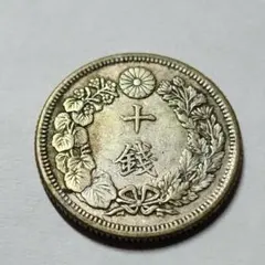 日本古銭 新十圓金貨 明治四十年 近代貨幣 アンティークコレクション