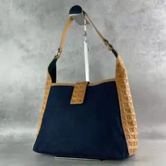 ✨稀少✨美品✨バーバリー　ブルーレーベル　ワンショルダーバッグ　Bロゴ　デニム