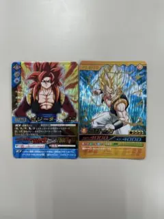 ドラゴンボール W爆裂インパクト 禁レア ゴジータ4 データカードダス4