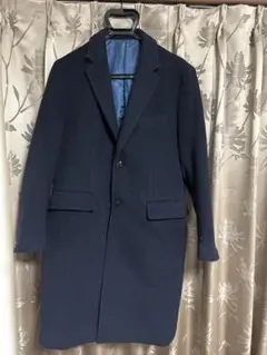 JUNRED ネイビー チェスターコート