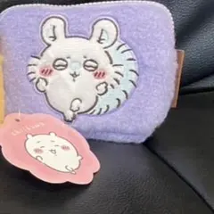 タグ付き！ちいかわミニポーチ モモンガ
