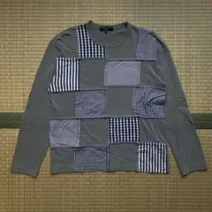 COMME des GARCONS HOMME パッチワーク 長袖カットソーのサムネイル