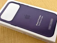 ✨新品未開封Apple純正iPhone17ProMaxテッウーブンケースパープル