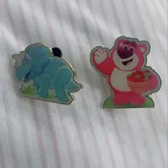 ロッツォとエレファント ピンズセットピンバッジ　ディズニーリゾート購入日本TDL