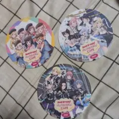 バンドリ ガールズバンドパーティ！ CAFE コースター 3枚セット