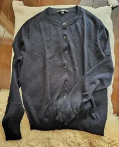 ユニクロ☆レディース☆メリノウールカーディガンサイズM☆ネイビー