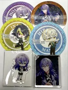 にじさんじ 星導ショウ 缶バッジ コースター アニメイトカフェコラボ