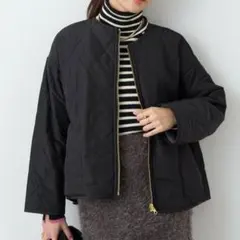 『新品未使用』チャコールグレー キルティングジャケット リバーシブル☆