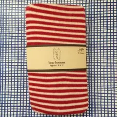 Baby GAPタイツ★2-3歳/90-95★赤ストライプおしりにくまさん