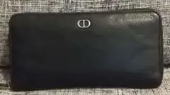 ディオールブラックレザー長財布