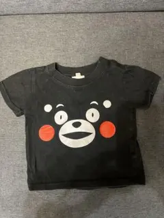 UNIX くまモンプリント Tシャツ 黒80㎝