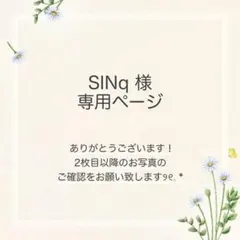 SINq様 おまとめ6点