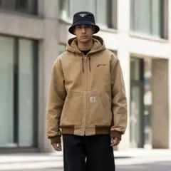 【p8】90s USA製 Carhartt J03 BRN アクティブジャケット