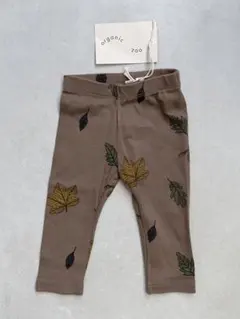 organic zoo 葉柄レギンス 0-6m