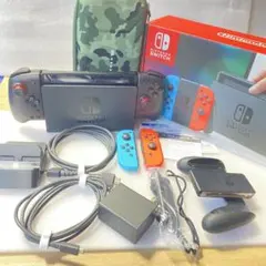 Switch本体 ＋ソフト＋コントロラー✕２＋SDカード＋収納バッグ＋スタンド
