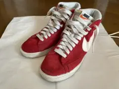 【23.5cm】 ナイキ ブレーザー ミッド スエード レッド