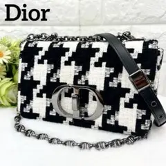 美品✨ディオール 30モンテーニュ 千鳥 チェーンバッグ カロ スモールバッグ