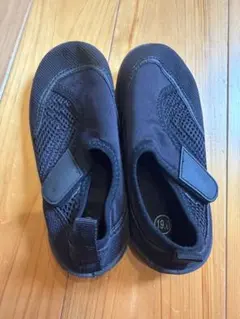 ブラック マリンシューズ 19.0 ウォーターシューズ アクアシューズ