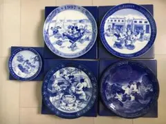 東京三菱銀行　イヤープレート　5枚セット