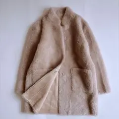 Max Mara MARELLA マレーラ テディベア ロング ジレ ボア - メルカリ
