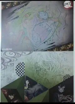 鬼滅の刃 妓夫太郎 ランチョン ダイニング DINING ランチョンマット