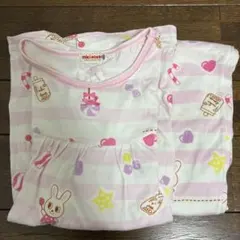 miki HOUSE パジャマセット ピンク 130