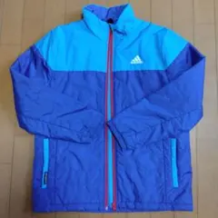 アディダス　ジャンパー　青/水色　150cm