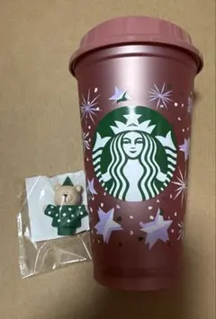 スタバ ホリデー2024 カラーチェンジングリユーザブルカップ べアリスタ