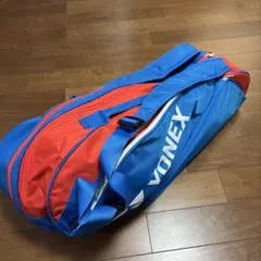 YONEX バドミントンバッグ 青/オレンジ