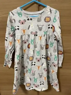 値下げ！NEXT 動物柄長袖ワンピース 2-3歳用