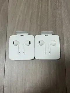 iPhone　純正イヤホン　Lightning　2個セット