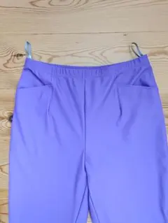 【美品】ARIKI 有木 P2 接触冷感スリムパンツ ストレッチ パープル Mのサムネイル