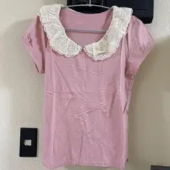 franche lippee black レース襟 半袖Tシャツ Mのサムネイル