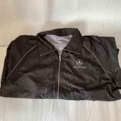 90s メルセデスベンツ　ナイロンジャケット　黒　ワンポイント　非売品　ベンツ