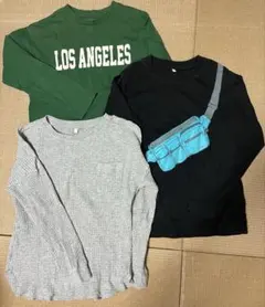 GU 長袖カットソー3点セット 140