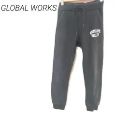 GLOBAL WORKS スウェットパンツ 黒 子供 140 スポーツ