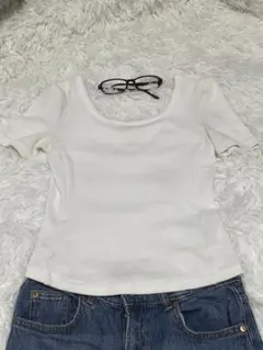 カルバンクライン　y2k 平成ギャル　グランジ　ホワイト 半袖 Tシャツ