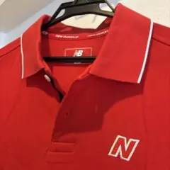 New Balance サイズ4 M-L程度 ポロシャツ レッドのサムネイル