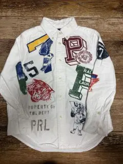 Ralph Lauren プリント入り長袖シャツ　5歳　110cm