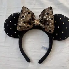 ディズニー カチューシャ　ミニーちゃんスパンコール