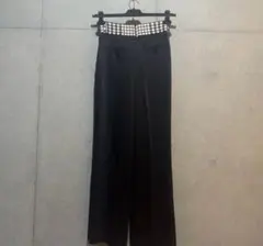 MM6 Maison Margiela ブラックフレアパンツ - メルカリ