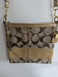 COACH ショルダーバッグ ベージュ ブラウン