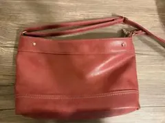 シュラルー、ショルダーバッグ レッド シンプル