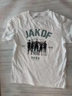 怪獣8号　グラフィック Tシャツ ホワイト　150cm