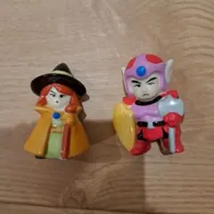 魔法使いと戦士のフィギュアセット　ドラクエ　陶器