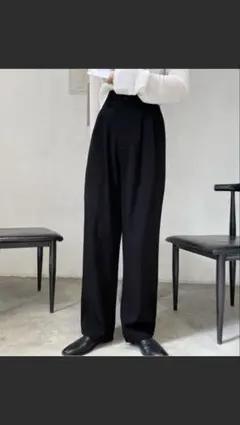 ミームセレクト　スラックス　黒